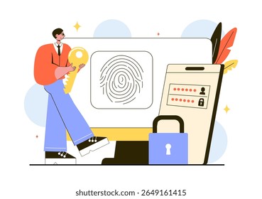 Personal Protection Vector Illustration Featuring Safety Equipment with a Construction Industrial Worker and Construction Tools in a Flat Background