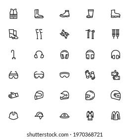 personal protective equipment icon or logo isolated sign symbol vector illustration - Collection of high quality black style vector icons
