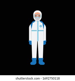 Personal protective equipment logo icon vector illustration.