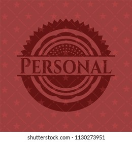 Personal red emblem