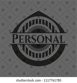 Personal retro style black emblem