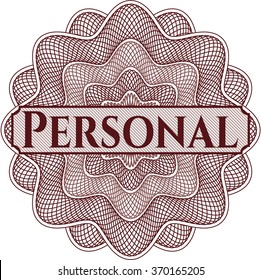 Personal rosette