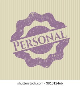 Personal rubber stamp
