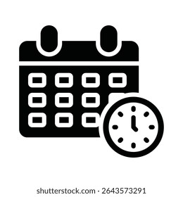 Personal schedule Vector Icon which can easily modify or edit

