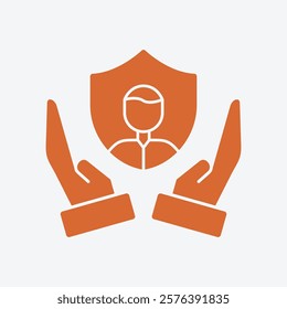 Personal Security trendy good abstract vector illustration colorful useful design.eps
