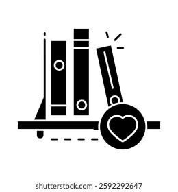 Personal Shelf – Organized Books Representing Customized Book Collection