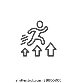 Personal skills line icon. linear style sign for mobile concept and web design. Career skill outline vector icon. Symbol, logo illustration. Vector graphics