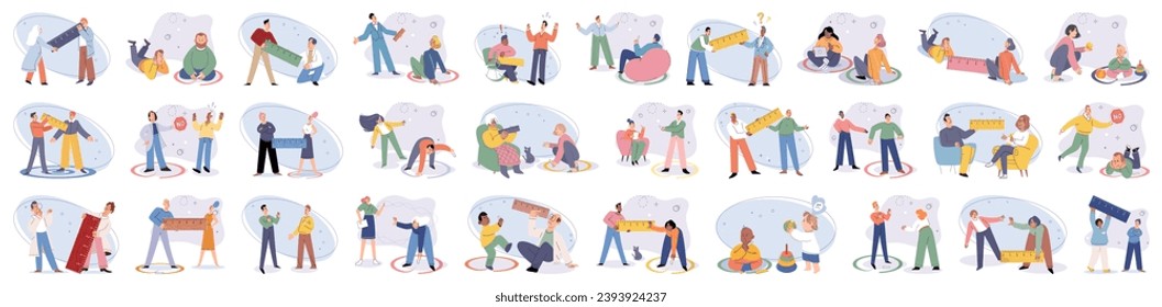 Personal space vector illustration. Understanding psychology personal space can help improve our relationships Respecting personal boundaries and space is key to fostering healthy social interactions