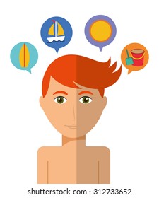 personal thought design, vector illustration eps10 graphic 