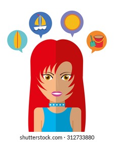 personal thought design, vector illustration eps10 graphic 