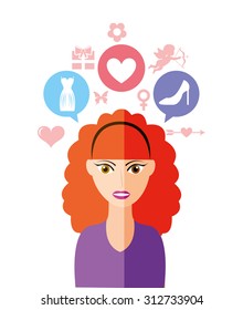 personal thought design, vector illustration eps10 graphic 
