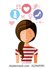 personal thought design, vector illustration eps10 graphic 