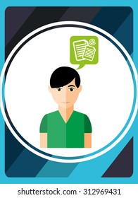 personal thought design, vector illustration eps10 graphic 