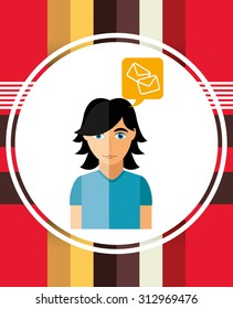 personal thought design, vector illustration eps10 graphic 