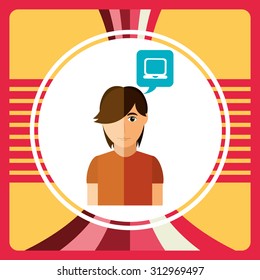 personal thought design, vector illustration eps10 graphic 