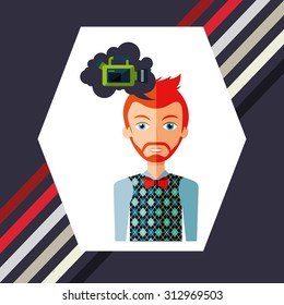 personal thought design, vector illustration eps10 graphic 