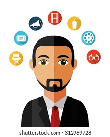 personal thought design, vector illustration eps10 graphic 