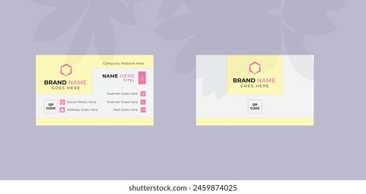 Personal Touch: Custom Business Cards Tailored to Your Brand. Let Your Personality Shine Through this Card