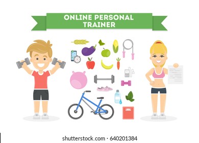 Personal Trainer Online.