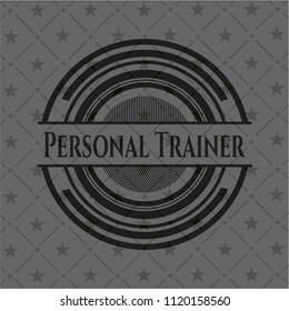 Personal Trainer realistic dark emblem