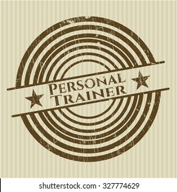 Sello de goma de formador personal