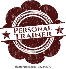 Personal Trainer rubber texture