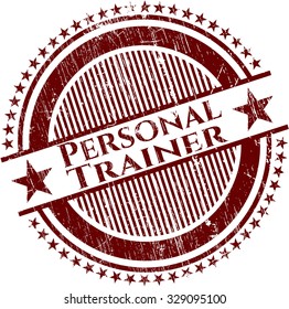 Personal Trainer rubber texture