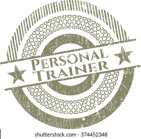 Personal Trainer rubber texture