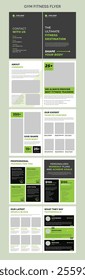 Personal Trainers Fitness Brochure Template