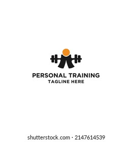 Personal training logo icon design