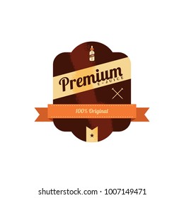 personal vaporizer e-cigarette e-juice liquid label badge vector art