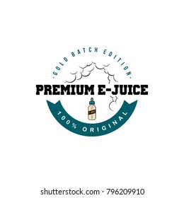 personal vaporizer e-cigarette e-juice liquid vector art