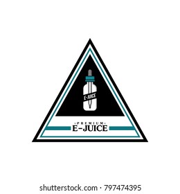 personal vaporizer e-cigarette e-juice liquid vector art