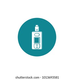 personal vaporizer e-cigarette icon sign vector art