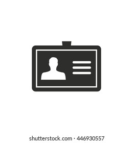 Personal vector icon. Illustration isolated on white background for graphic and web design.