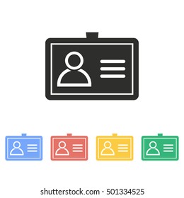 Personal vector icon. Illustration isolated on white background for graphic and web design.