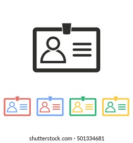 Personal vector icon. Illustration isolated on white background for graphic and web design.