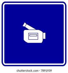 personal video camera sign