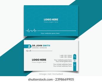 Personal visiting card with company logo And Business Card Layout with Gray Stripes modern business card print templates Vector illustration For Corporate Business .	