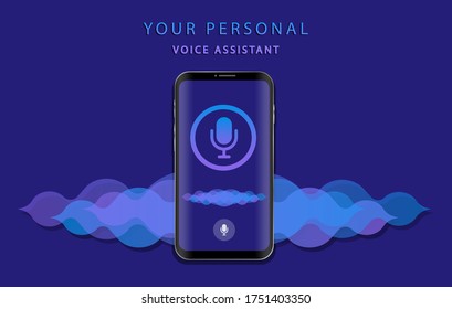 Personal voice assistant. Voice recognition. App for smartphone.