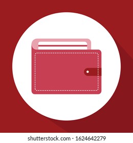 Personal Wallet related vector glyph icon