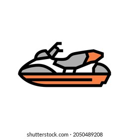 personal watercraft color icon vector. personal watercraft sign. isolated symbol illustration