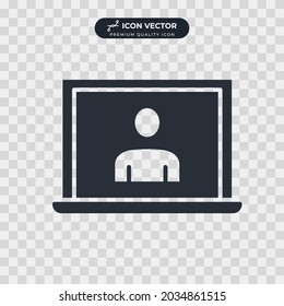 personal website icon symbol template for graphic and web design collection logo vector illustration