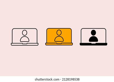 personal website icons symbol vector elements for infographic web