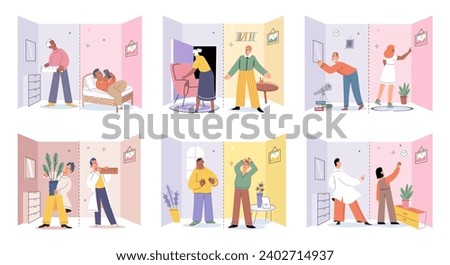 Personal zone vector illustration. Everyone has their own special qualities and talents Understanding our feelings is crucial for personal well being Positioning ourselves in supportive environment