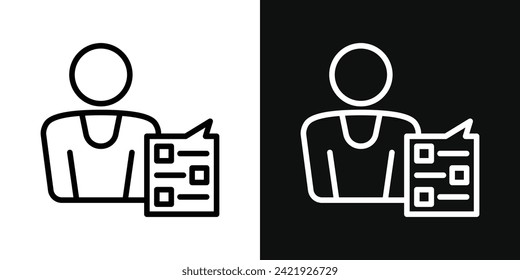 Personality Characteristics Icon Set. Vector Illustration