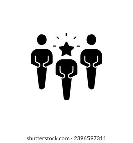 icono de línea de concepto de personalidad. Ilustración de elemento simple.diseño de símbolos de esquema de concepto de personalidad.
