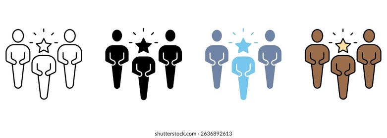 PERSONALITY concept line icon. Simple element illustration.