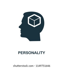 Personality creative icon. Simple element illustration. Personality concept symbol design from soft skills collection. Perfect for web design, apps, software, print.