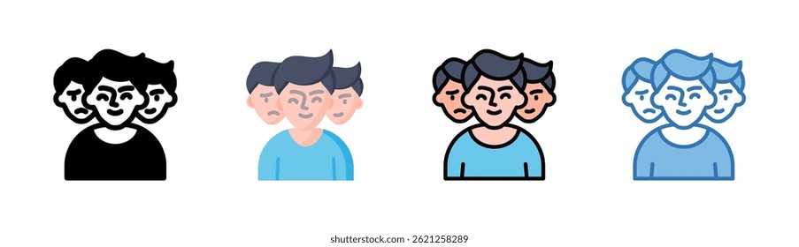 Personality Disorder Icon Element For Design